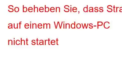 So beheben Sie, dass Stray auf einem Windows-PC nicht startet