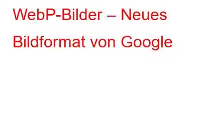 WebP-Bilder – Neues Bildformat von Google