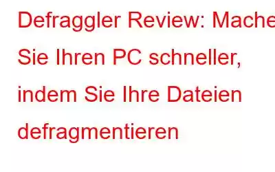 Defraggler Review: Machen Sie Ihren PC schneller, indem Sie Ihre Dateien defragmentieren