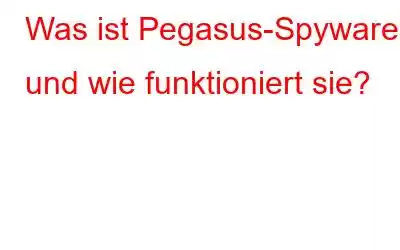 Was ist Pegasus-Spyware und wie funktioniert sie?