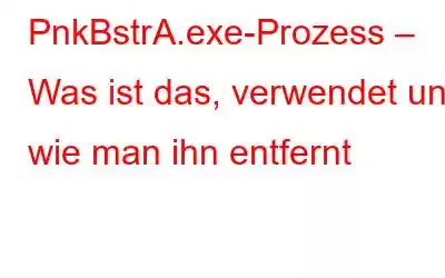 PnkBstrA.exe-Prozess – Was ist das, verwendet und wie man ihn entfernt