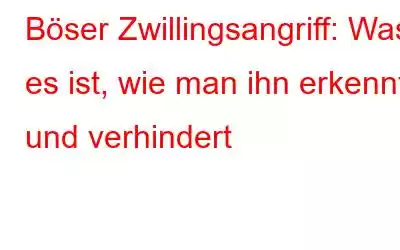 Böser Zwillingsangriff: Was es ist, wie man ihn erkennt und verhindert