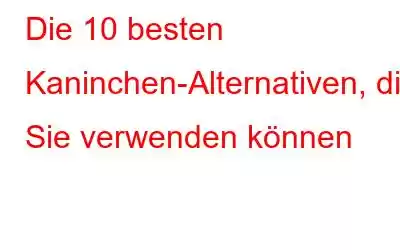 Die 10 besten Kaninchen-Alternativen, die Sie verwenden können