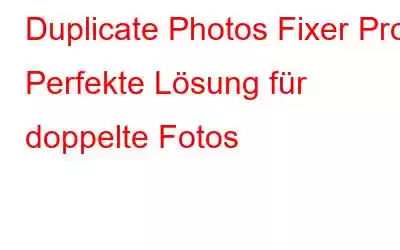 Duplicate Photos Fixer Pro: Perfekte Lösung für doppelte Fotos